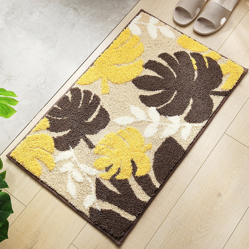Flocked Non Slip Mat Absorbs Water