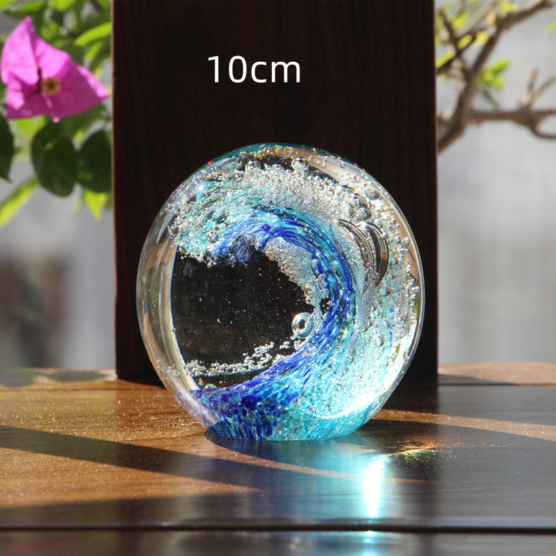 Nordic Glass Ornaments Crystal Commemorate