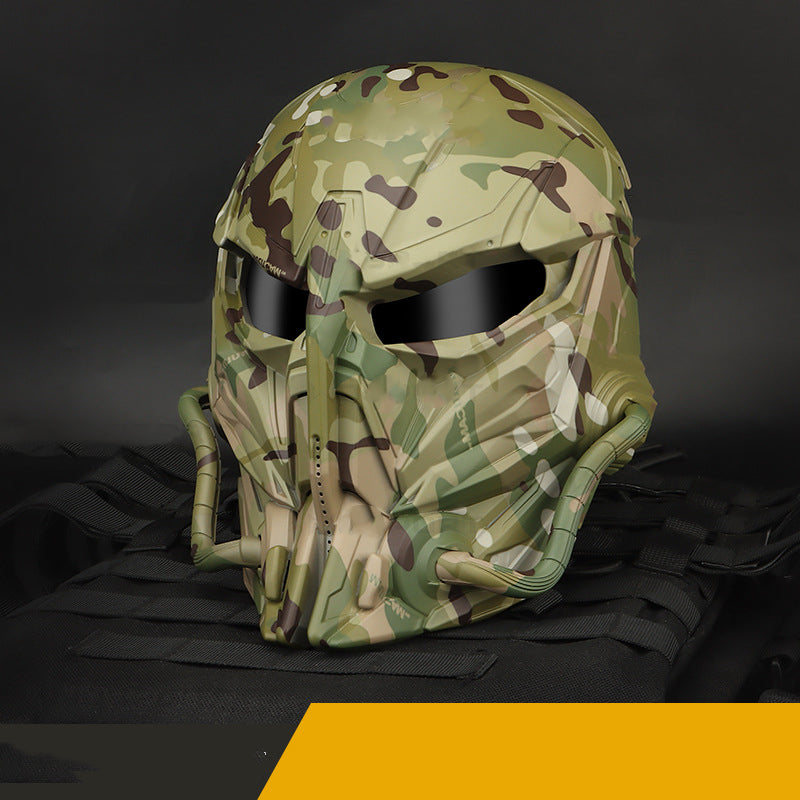 WoSporT Corrector Mask Second Generation Festival Dress Up Mask Field Camouflage MC Mask Nylon Material