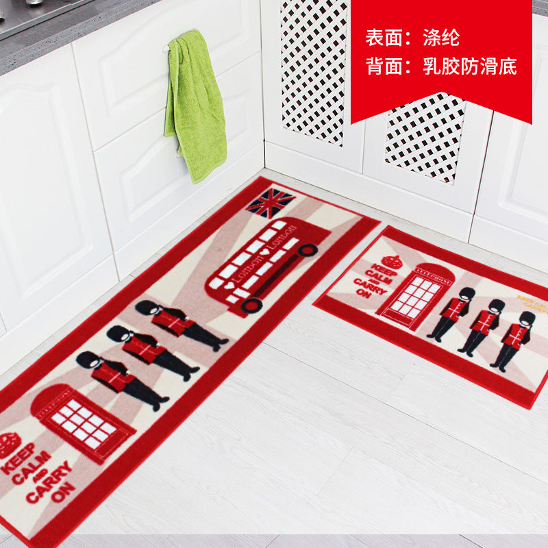 Household Water-absorbent And Oil-proof Anti-slip Mat Bath And Bathroom Foot Mat