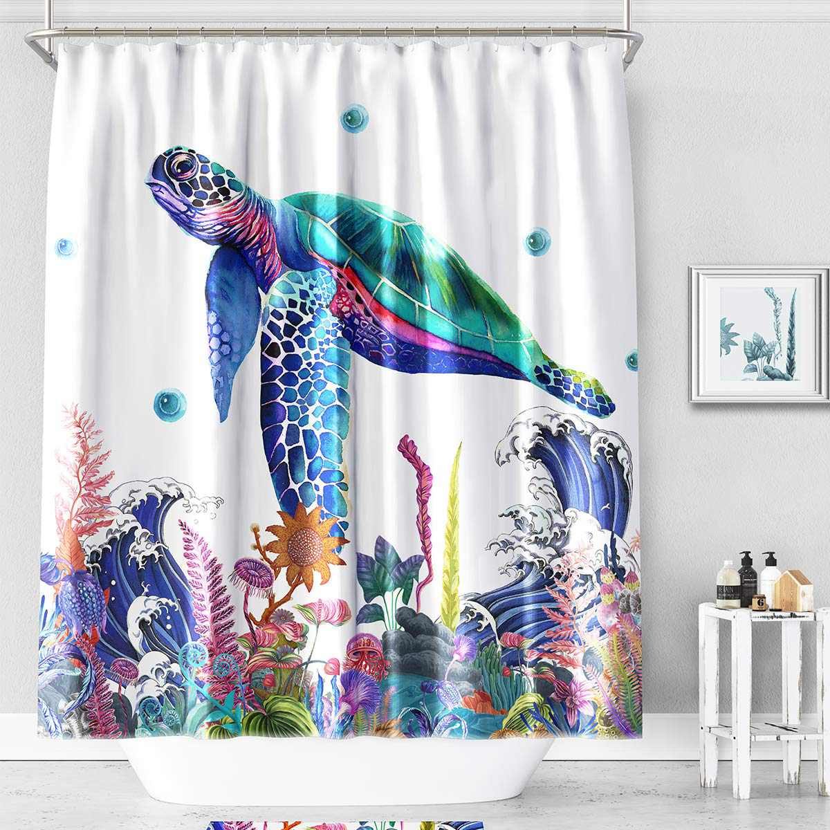 Bathroom non-slip floor mat absorbent suit