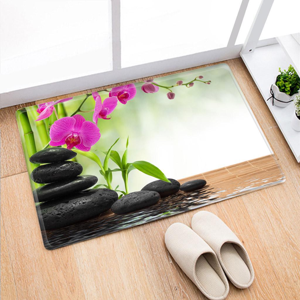Zen Garden Bamboo Fiber Anti-slip Door Mat