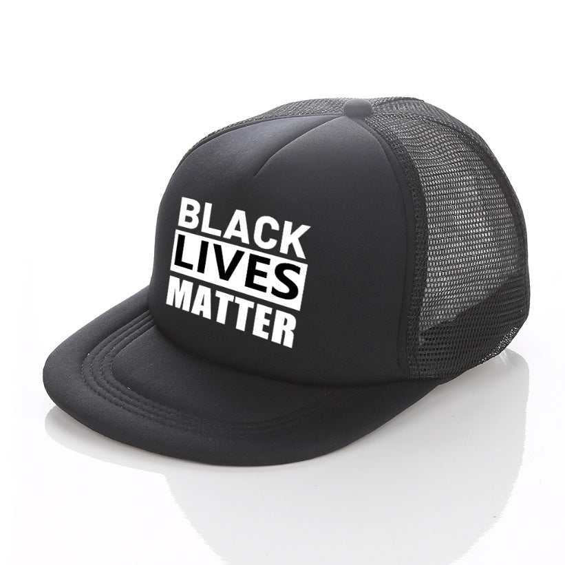 Flat tongue mesh cap