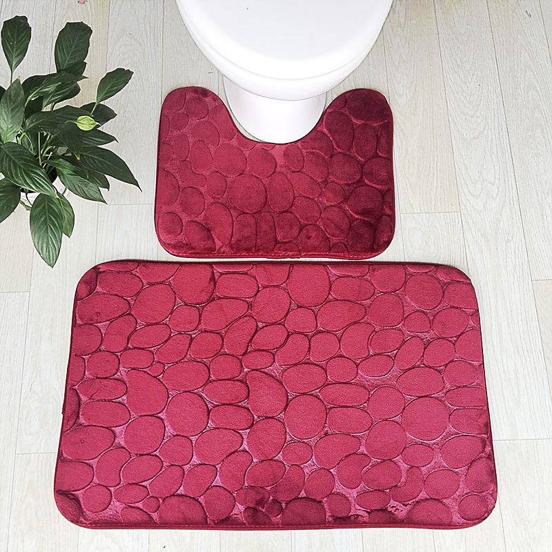 Bathroom Toilet Floor Mat PVC Anti Slip Absorbent Carpet Door Mat