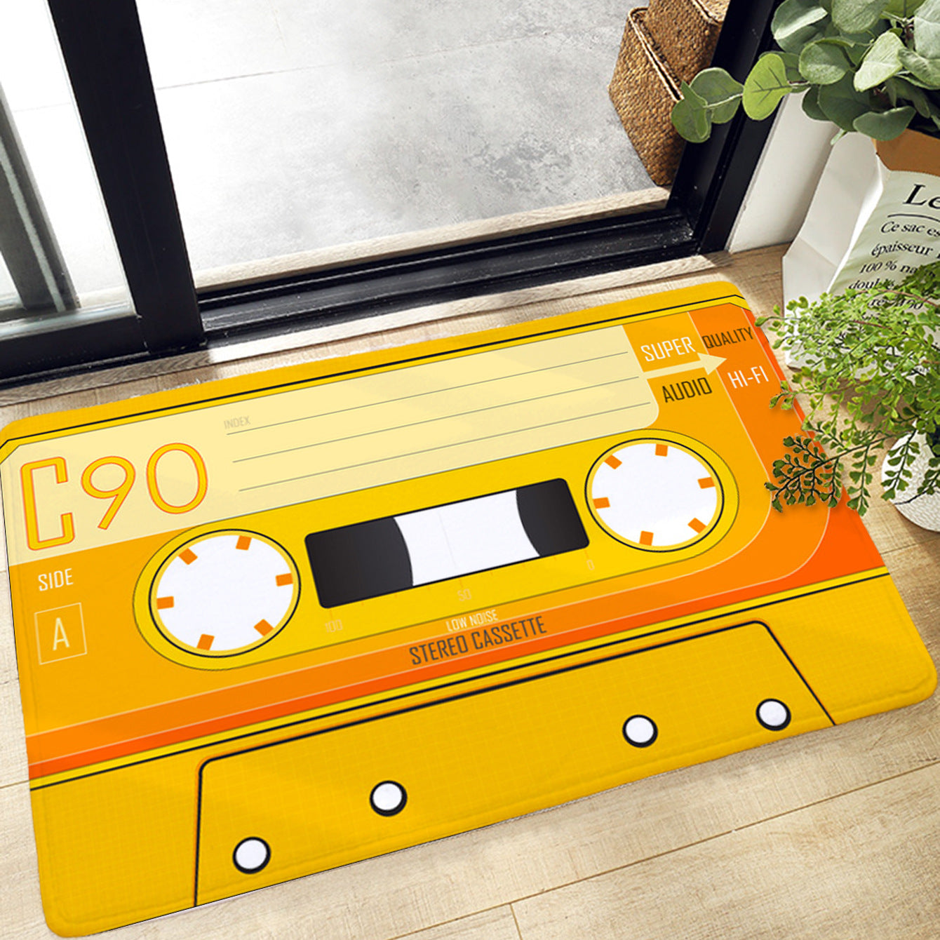Anti-Slip Music Band Doormat Vacuum Cleaner Kitchen Bedroom Bathroom Floor Mat Household Entrance Child Prayer Mat