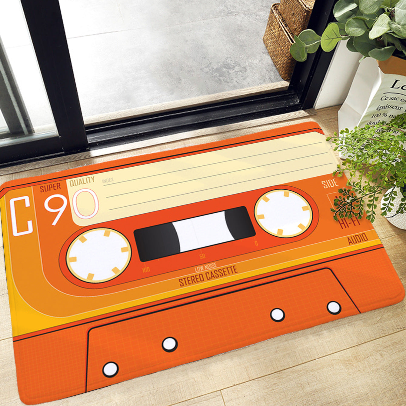 Anti-Slip Music Band Doormat Vacuum Cleaner Kitchen Bedroom Bathroom Floor Mat Household Entrance Child Prayer Mat