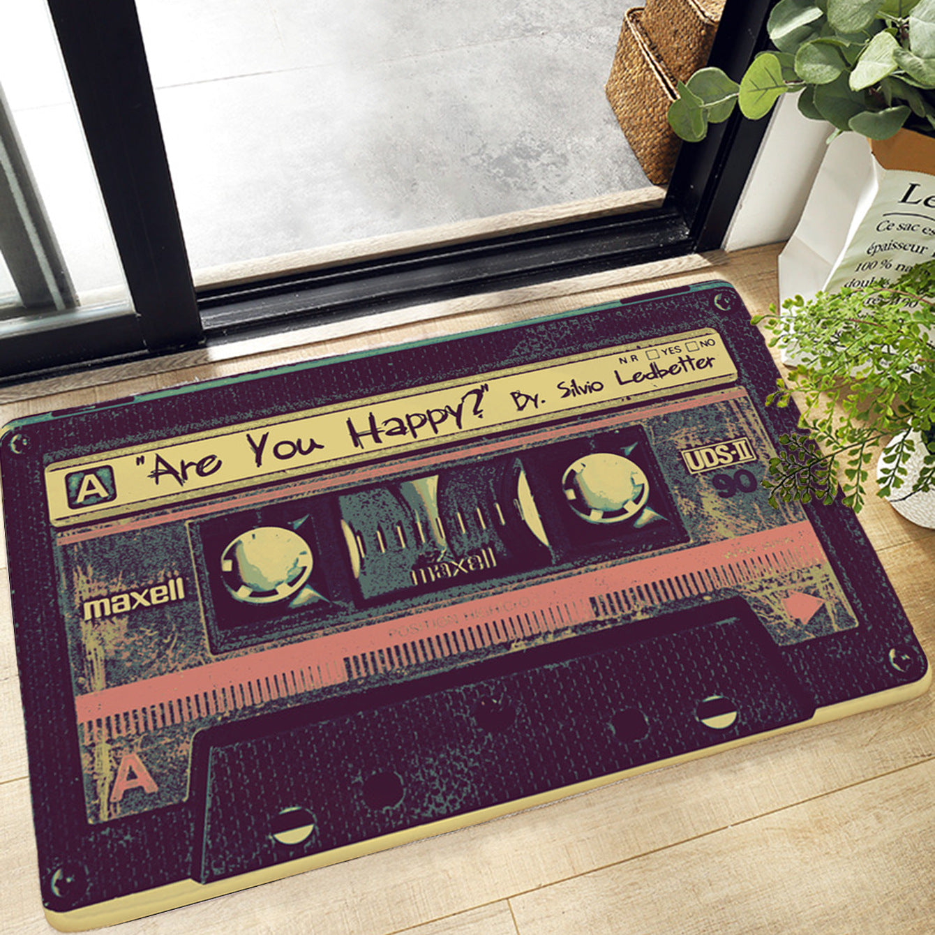 Anti-Slip Music Band Doormat Vacuum Cleaner Kitchen Bedroom Bathroom Floor Mat Household Entrance Child Prayer Mat