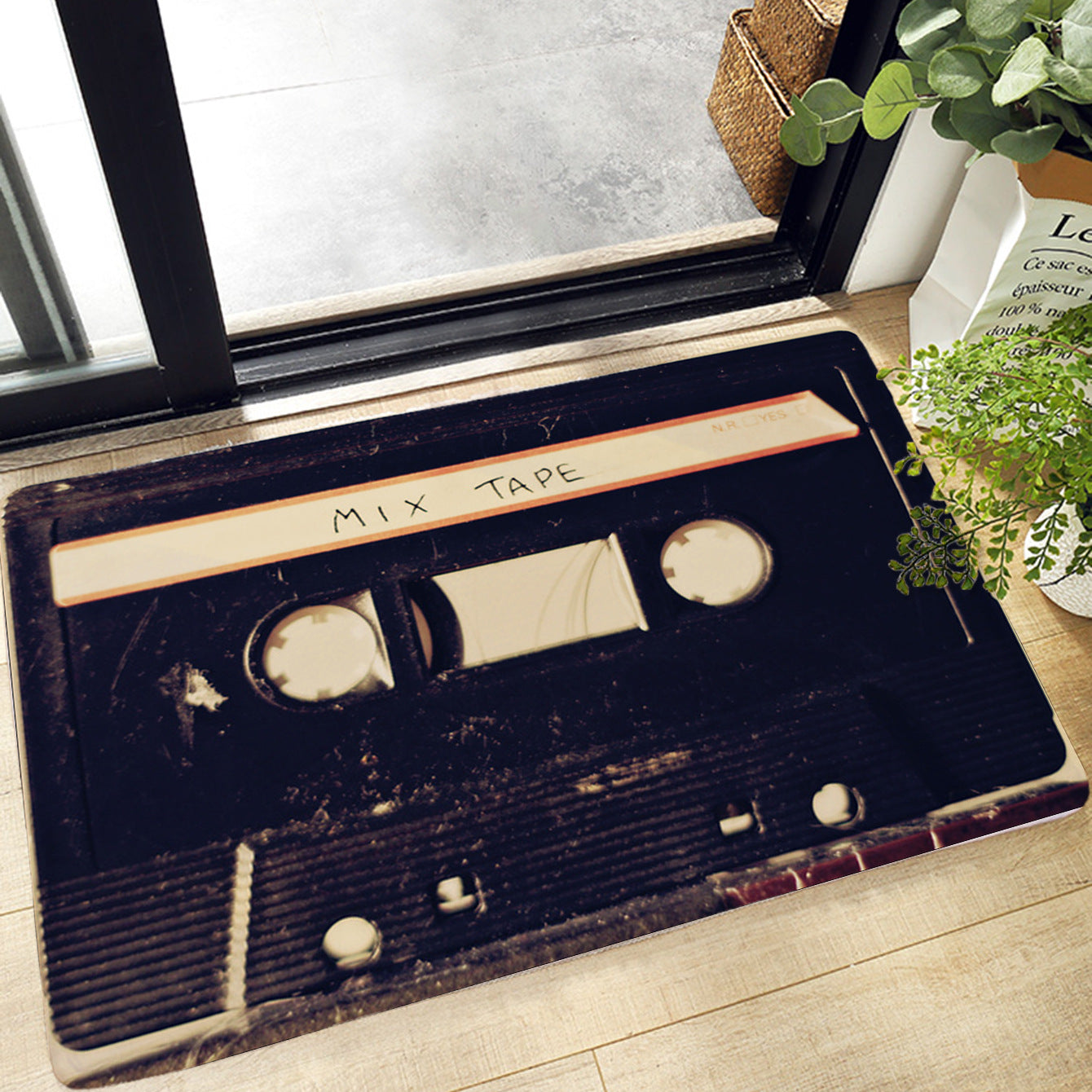 Anti-Slip Music Band Doormat Vacuum Cleaner Kitchen Bedroom Bathroom Floor Mat Household Entrance Child Prayer Mat