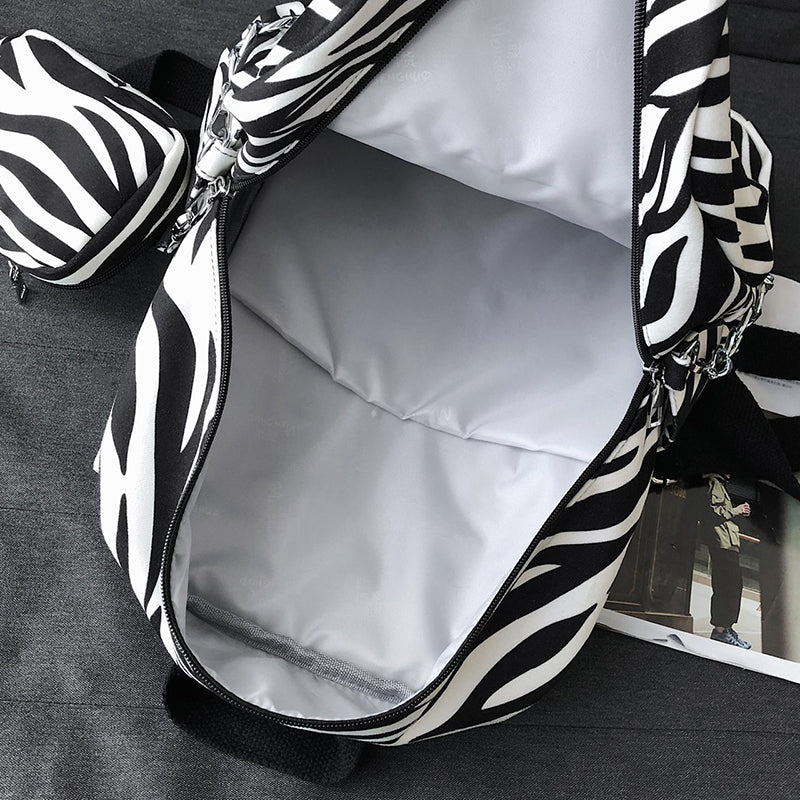 Style Fashion Personality College Style Large-capacity Pattern Backpack