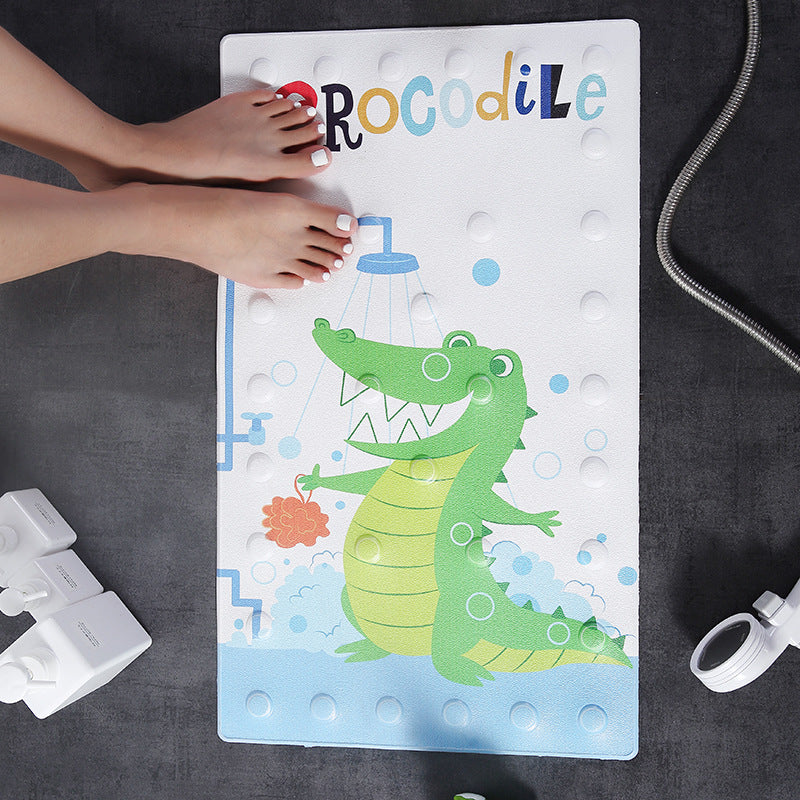 Cartoon Bathroom Non-slip Floor Mat Waterproof Shower Room Bathtub Mat