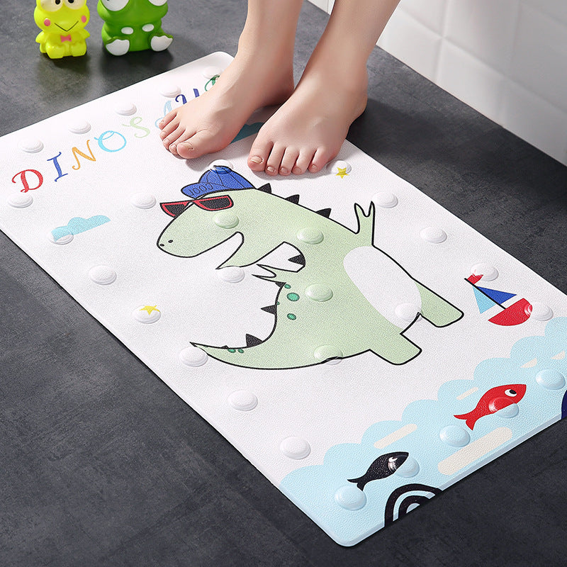 Cartoon Bathroom Non-slip Floor Mat Waterproof Shower Room Bathtub Mat