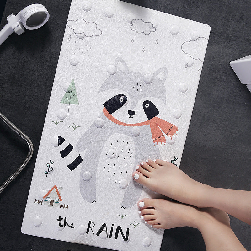 Cartoon Bathroom Non-slip Floor Mat Waterproof Shower Room Bathtub Mat