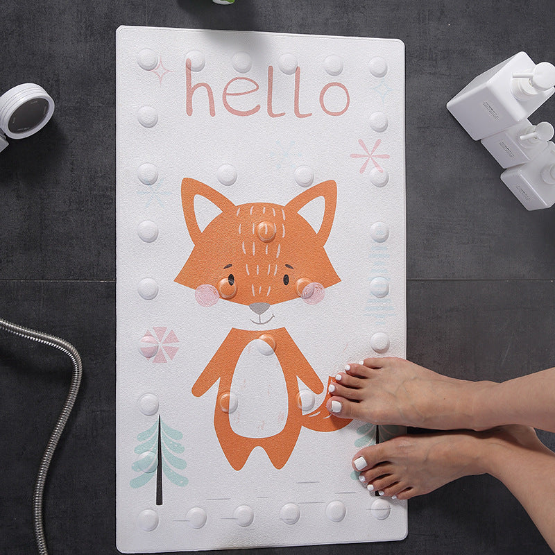 Cartoon Bathroom Non-slip Floor Mat Waterproof Shower Room Bathtub Mat