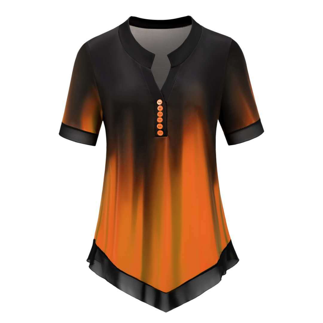 Shirt Blouse Fashion Tops Women Casual V Neck Shirt Ladies