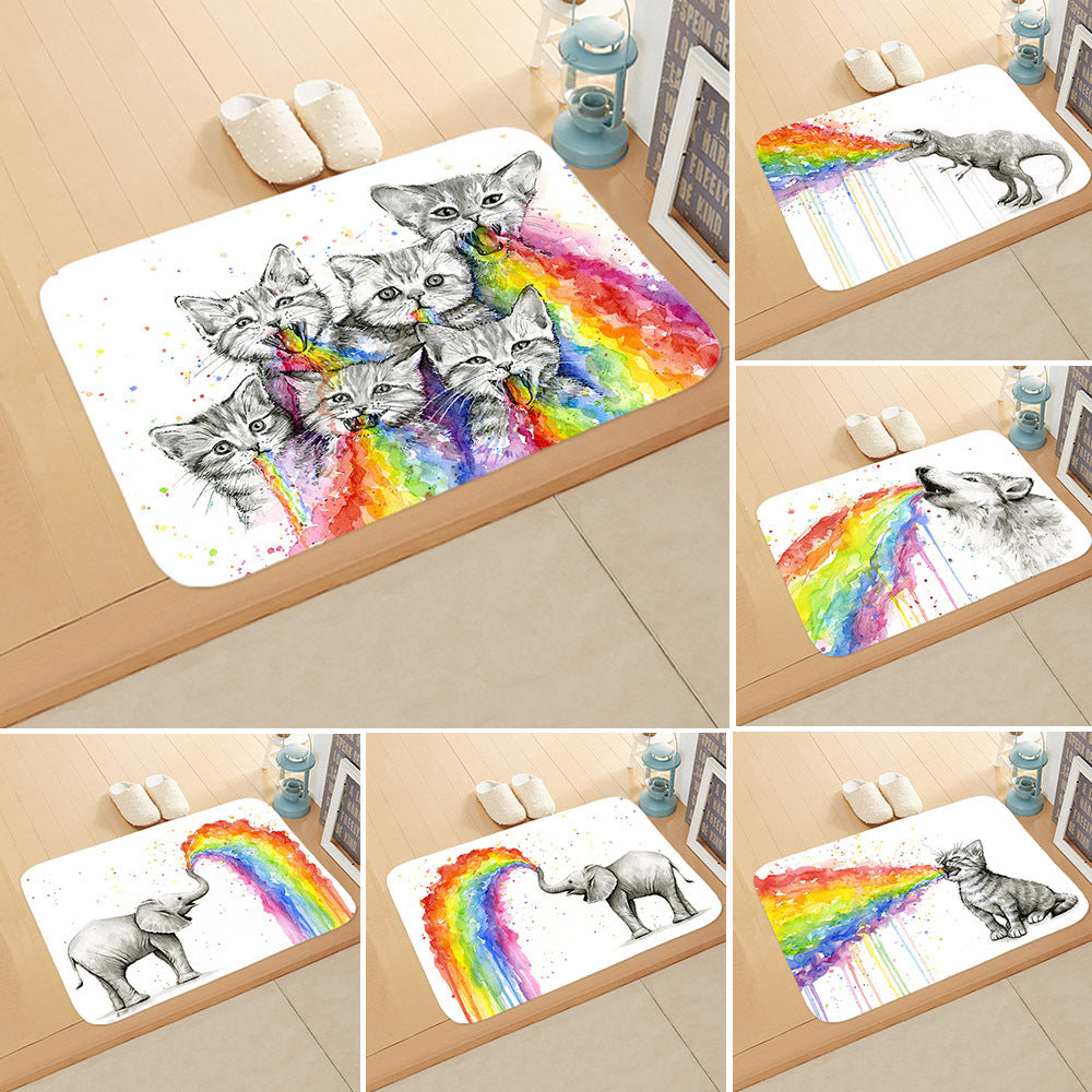 Bathroom Anti-Slip Mat At Door