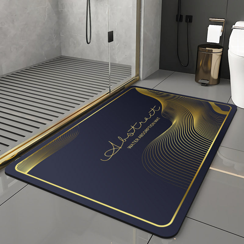 Soft Diatom Mud Bathroom Absorbent Mat Anti Slip
