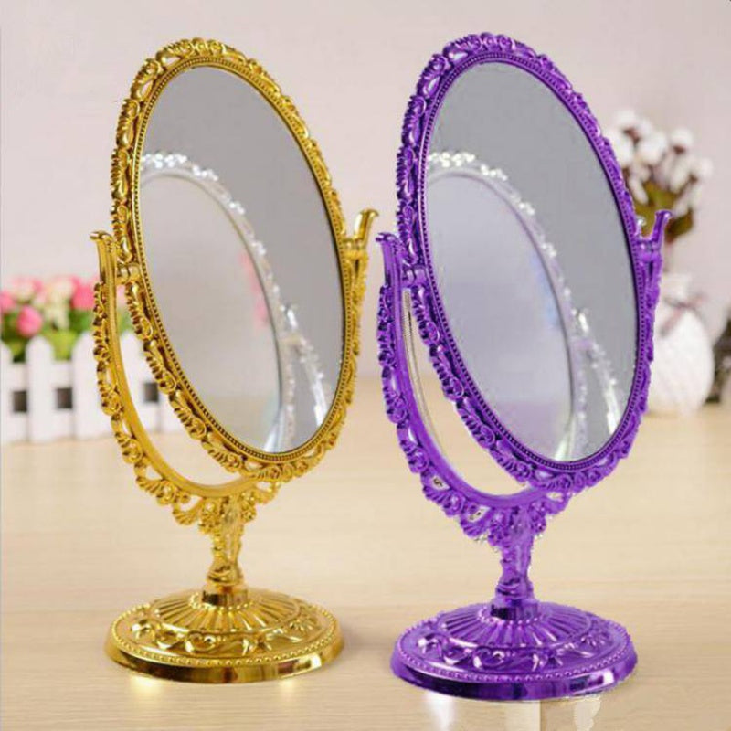 Makeup double-sided mirror