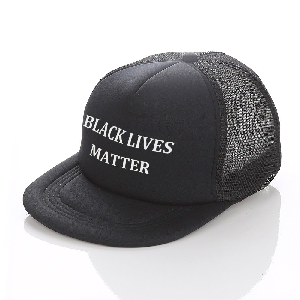 Flat tongue mesh cap
