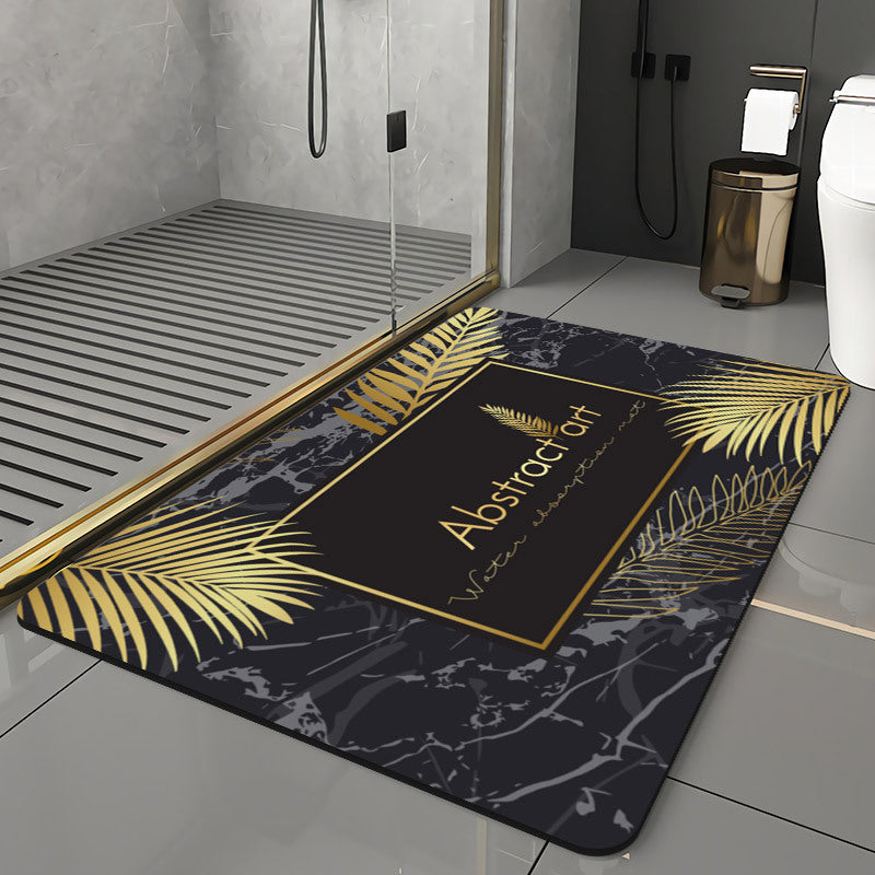 Soft Diatom Mud Bathroom Absorbent Mat Anti Slip