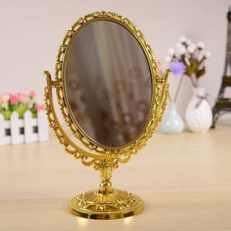 Makeup double-sided mirror