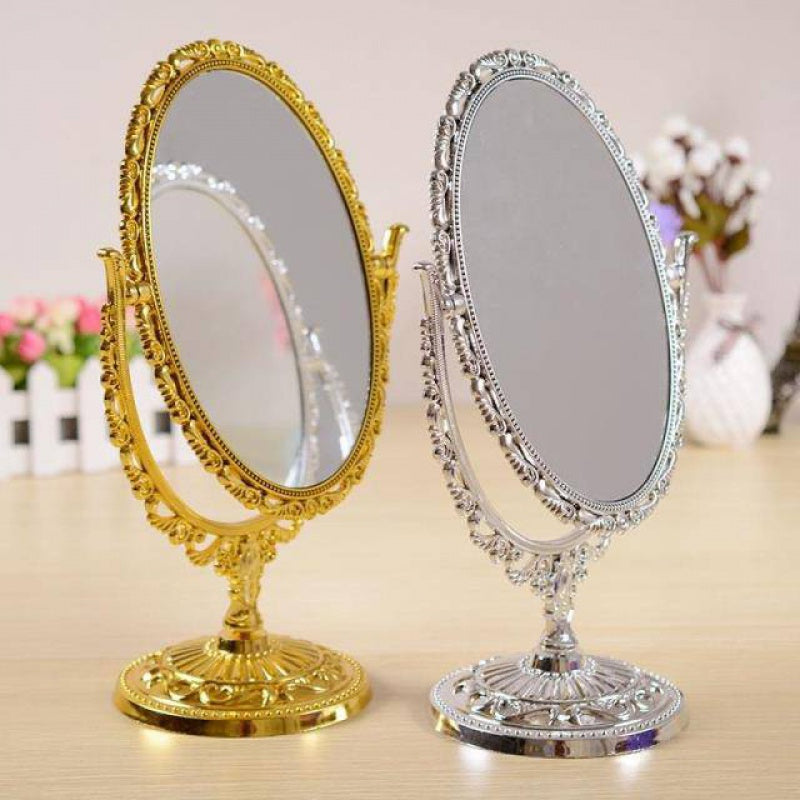 Makeup double-sided mirror
