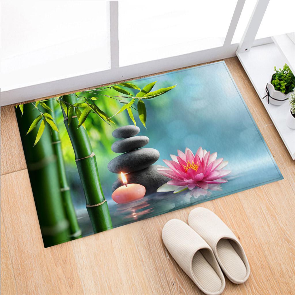 Zen Garden Bamboo Fiber Anti-slip Door Mat