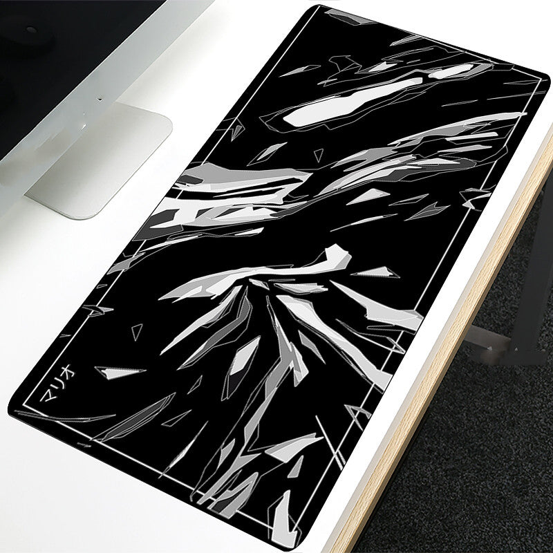 Black And White Desk Accessory Gaming Mouse Pad