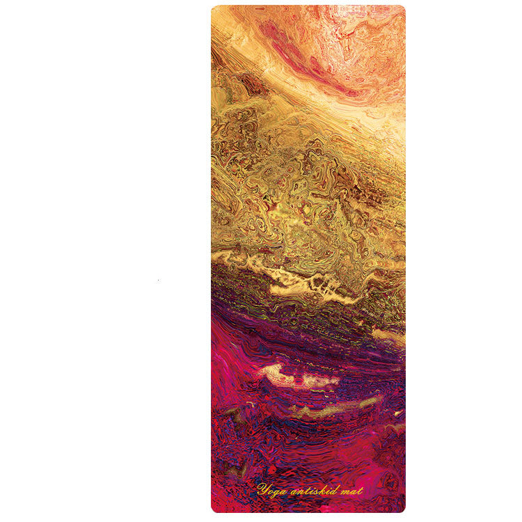 Non-slip natural rubber yoga mat