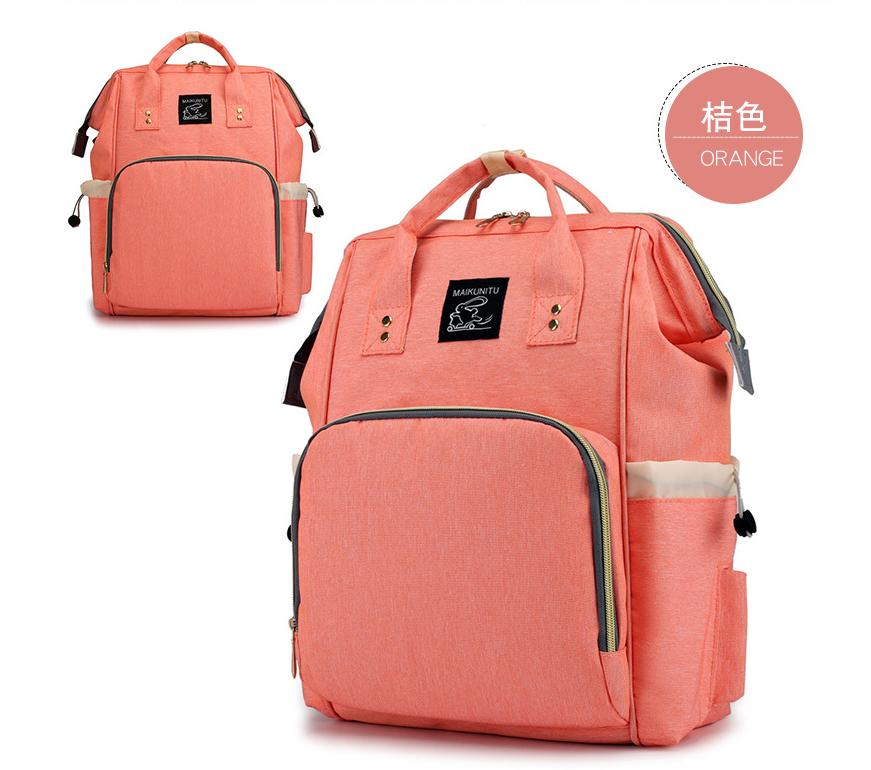 Zipper Mummy Diaper Bags Maternity Shoulder Handbags Large Capacity Women Travel Backpacks Waterproof Baby Nappy Nursing Bags