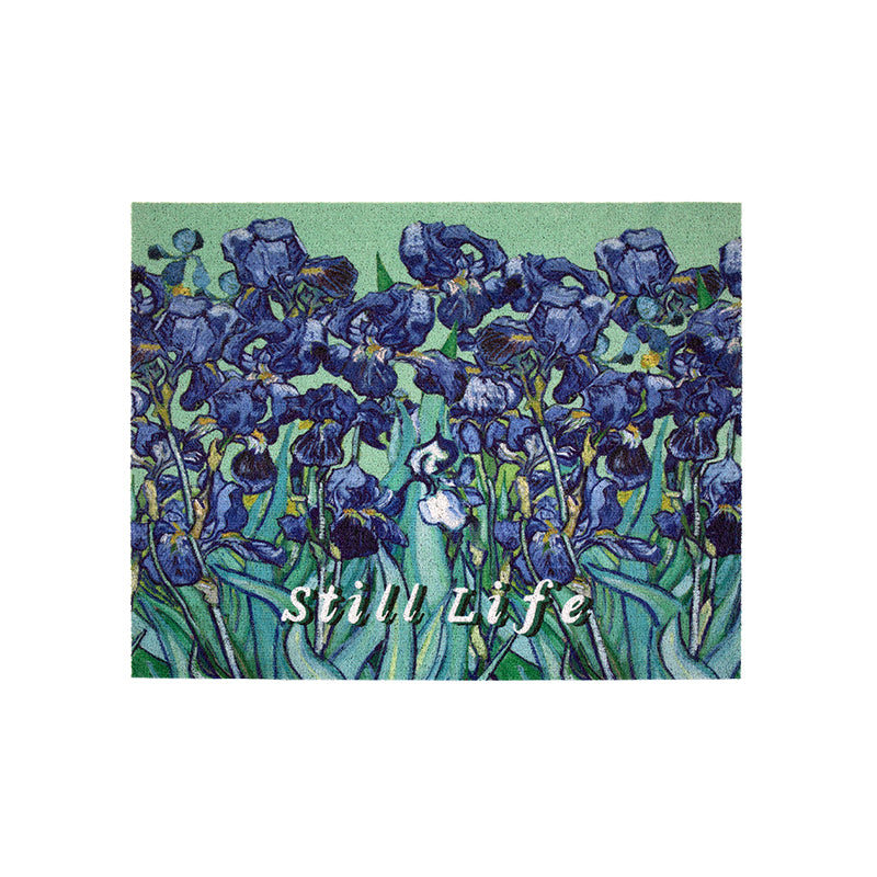 Anti-slip Floor Mat With Vintage Oil Painting At The Entrance