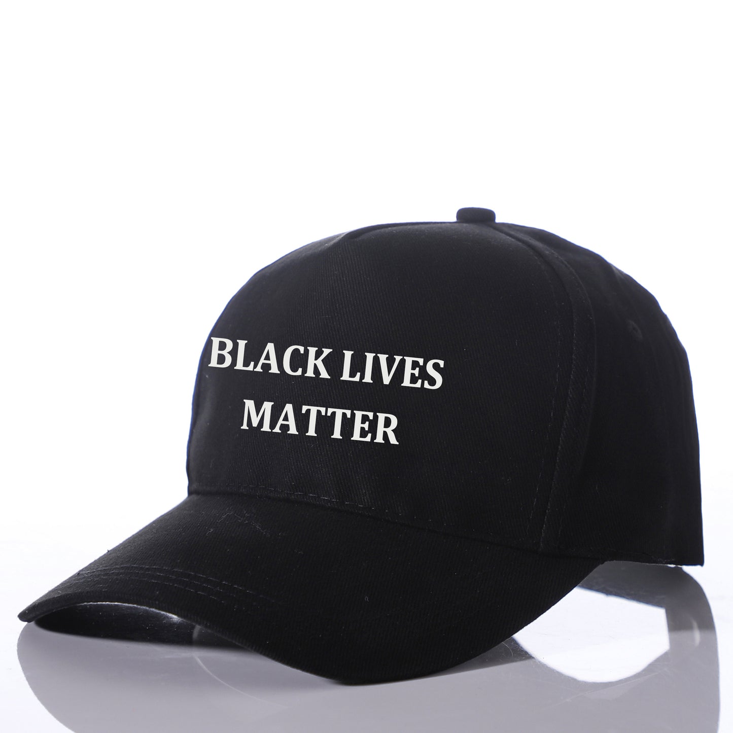 Flat tongue mesh cap