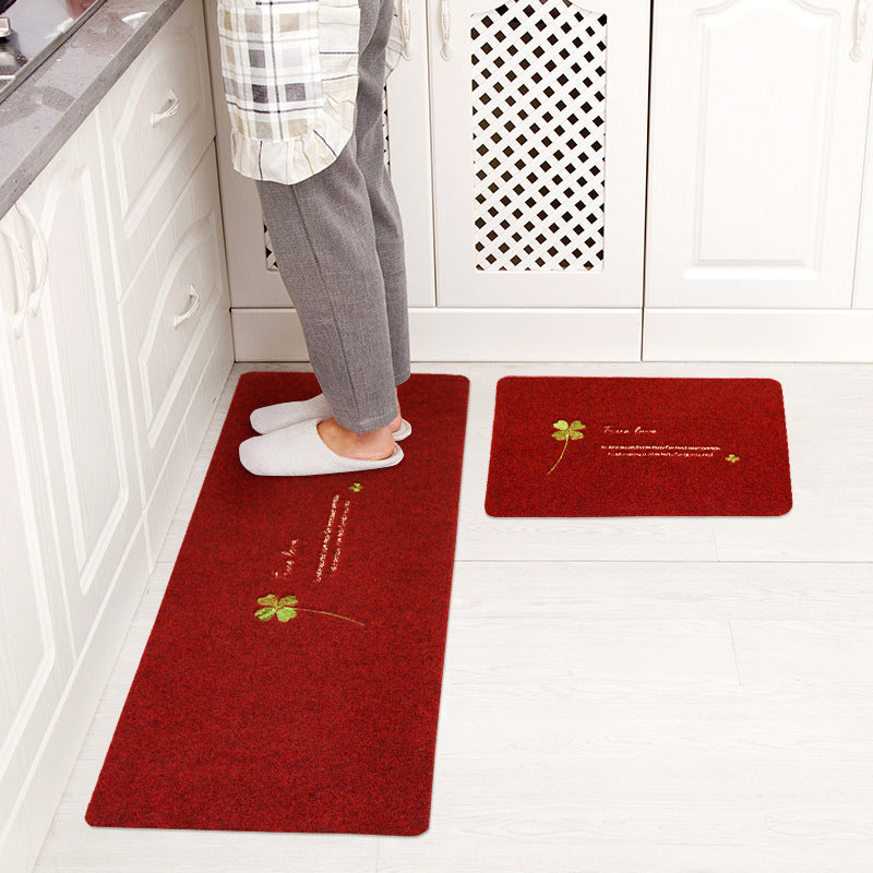 Household Water-absorbent And Oil-proof Anti-slip Mat Bath And Bathroom Foot Mat