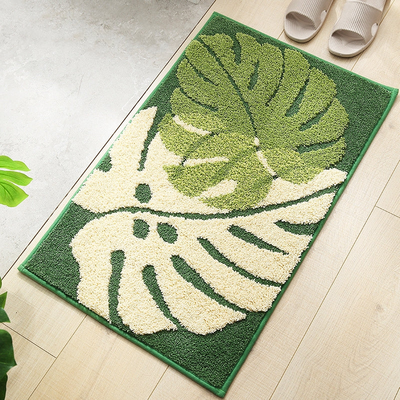 Flocked Non Slip Mat Absorbs Water