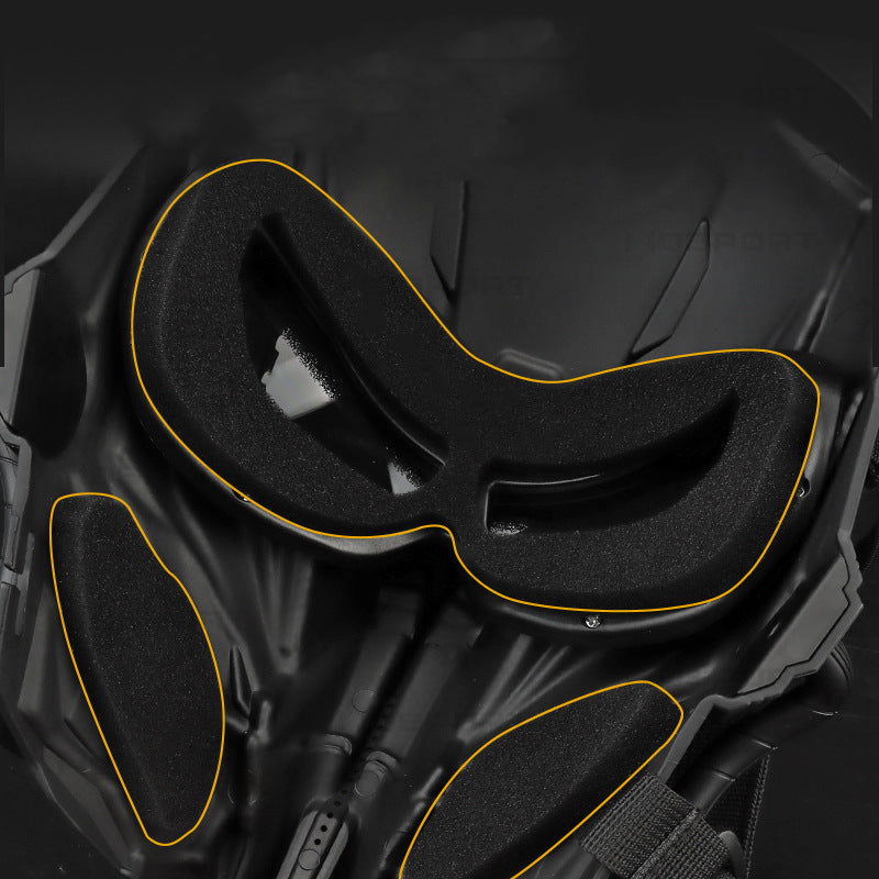 WoSporT Corrector Mask Second Generation Festival Dress Up Mask Field Camouflage MC Mask Nylon Material