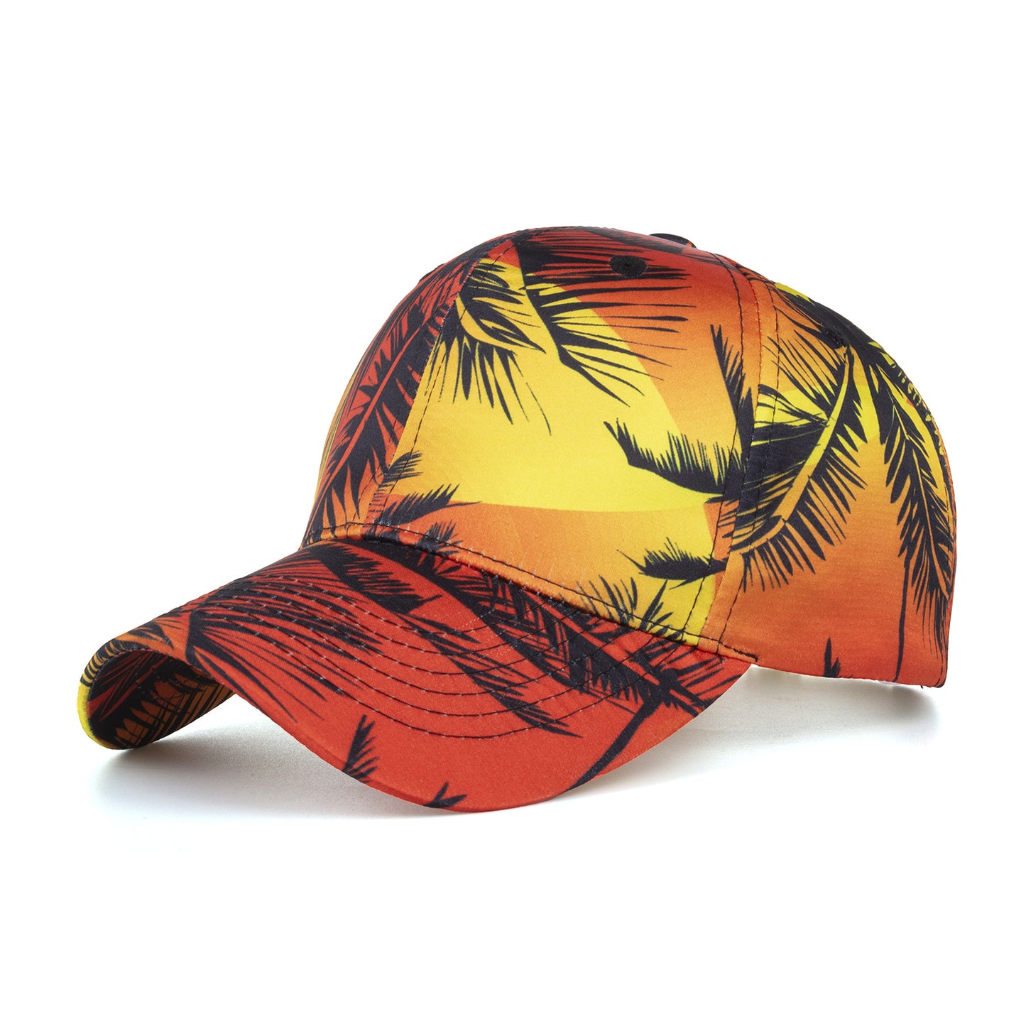 Men's And Women's Printed Embroidered Sun Visor Cap