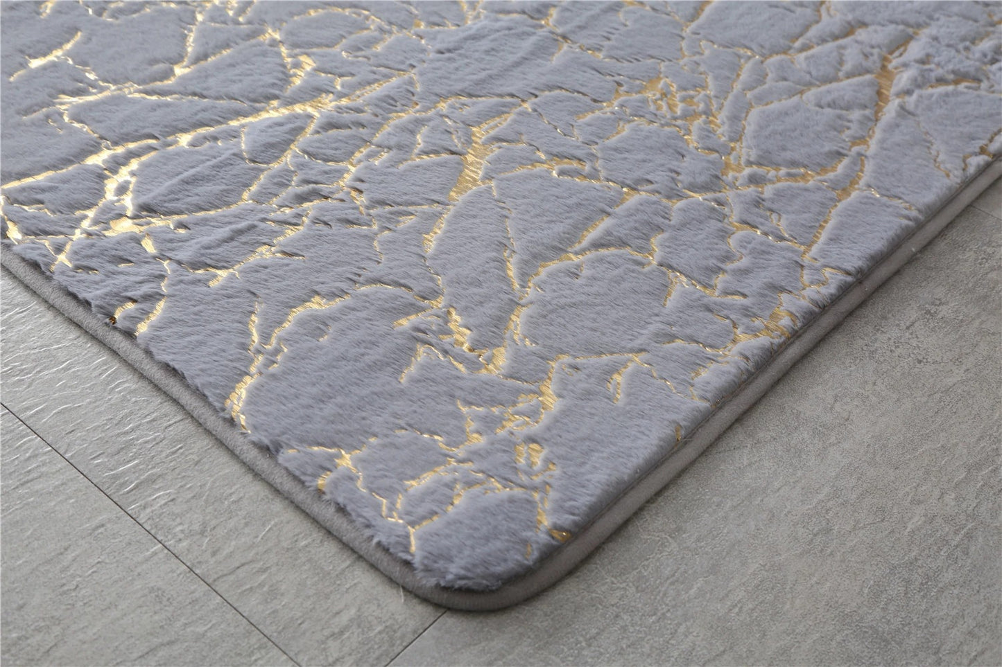 Marble Pattern Bathroom Absorbent Non Slip Mat