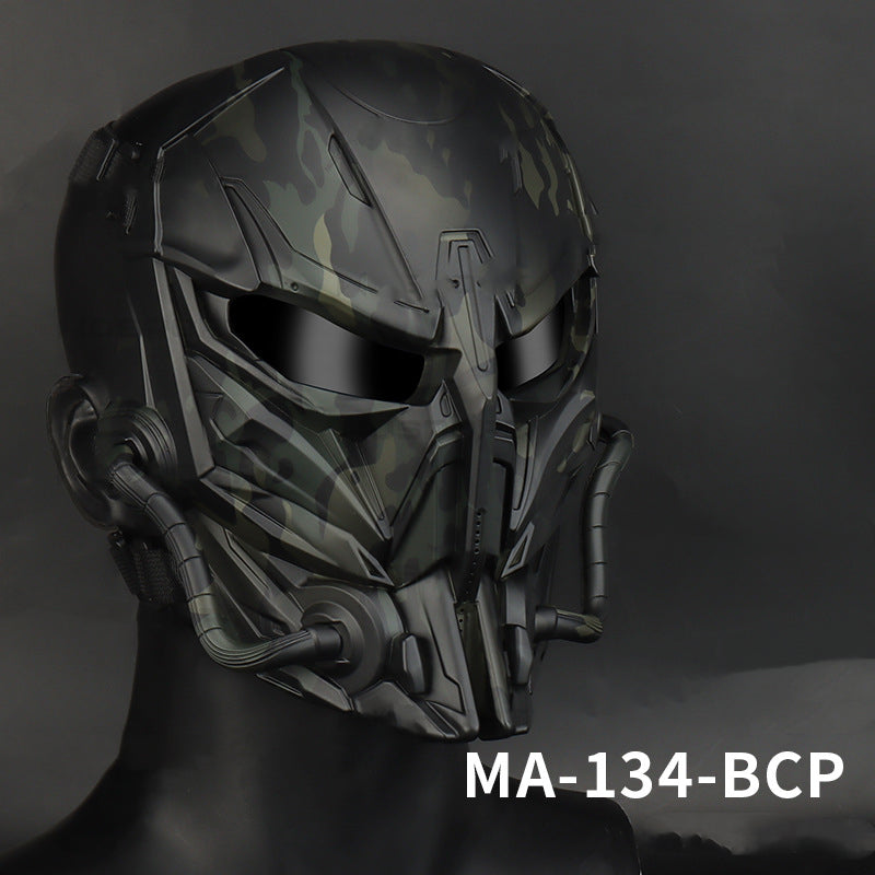 WoSporT Corrector Mask Second Generation Festival Dress Up Mask Field Camouflage MC Mask Nylon Material