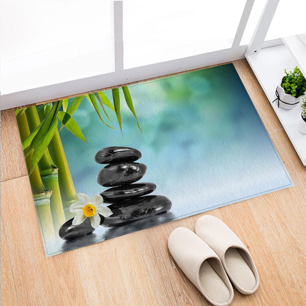 Zen Garden Bamboo Fiber Anti-slip Door Mat