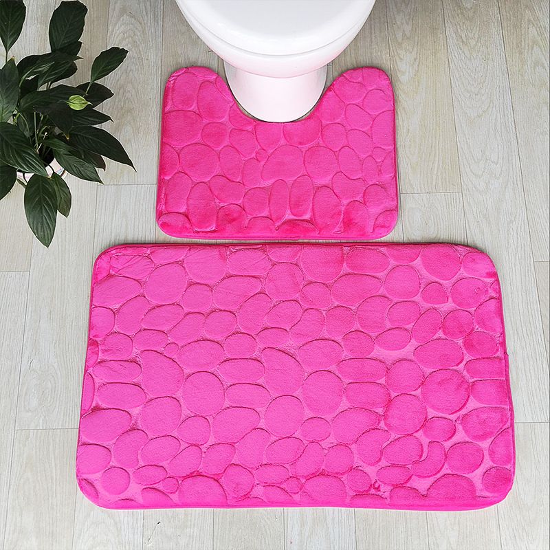Bathroom Toilet Floor Mat PVC Anti Slip Absorbent Carpet Door Mat