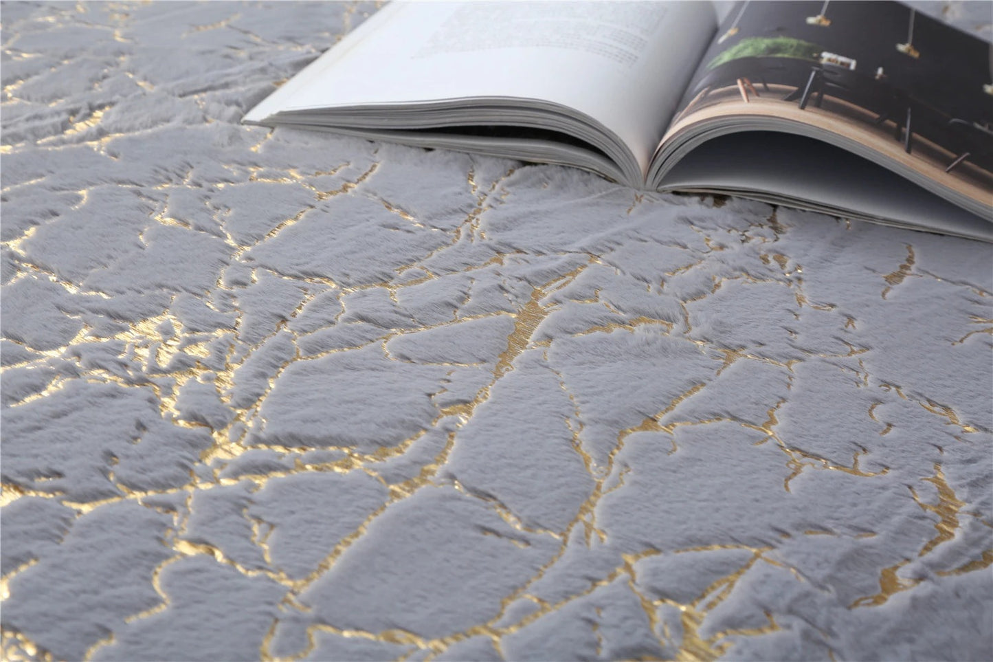 Marble Pattern Bathroom Absorbent Non Slip Mat