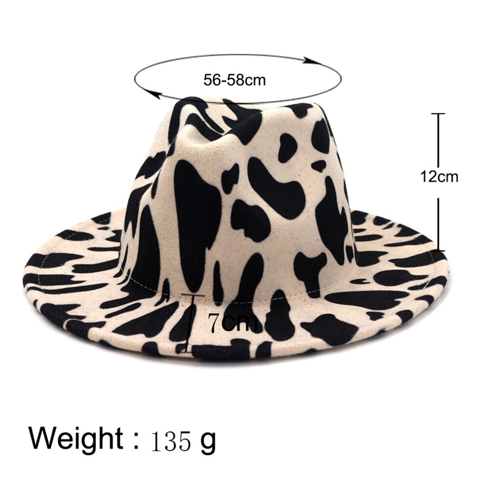 BUTTERMERE Cow Grain Fedora Hat Women Panama Wool Felt Fedora Hats Autumn Winter Brand Ladies Wide Brim Party Trilby Jazz Cap