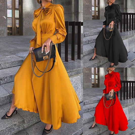 Women's Long-sleeved Elegant Dress