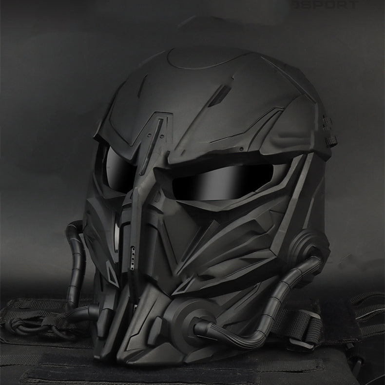 WoSporT Corrector Mask Second Generation Festival Dress Up Mask Field Camouflage MC Mask Nylon Material
