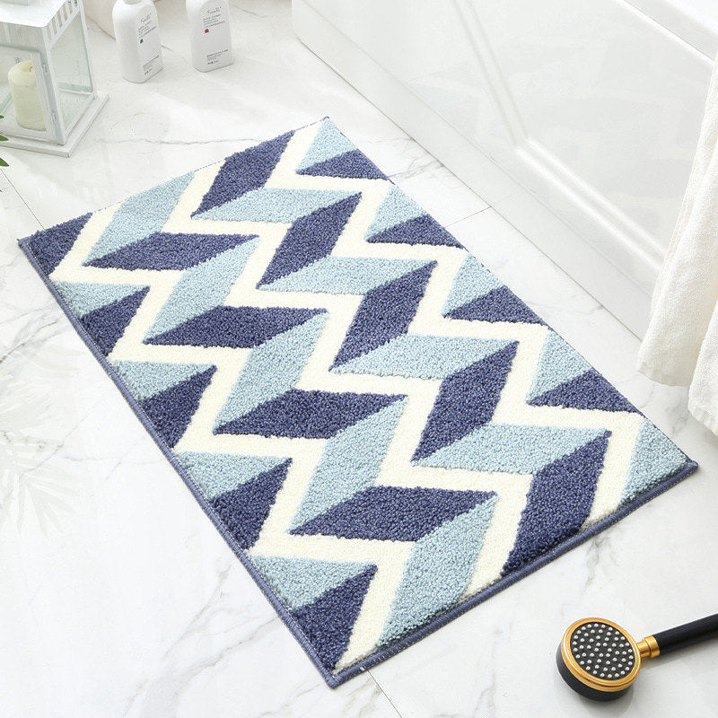 Flocked Non Slip Mat Absorbs Water