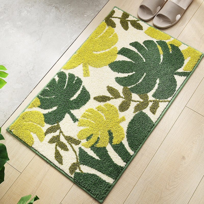 Flocked Non Slip Mat Absorbs Water