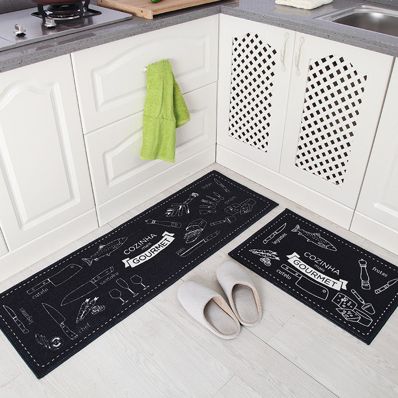 Household Water-absorbent And Oil-proof Anti-slip Mat Bath And Bathroom Foot Mat