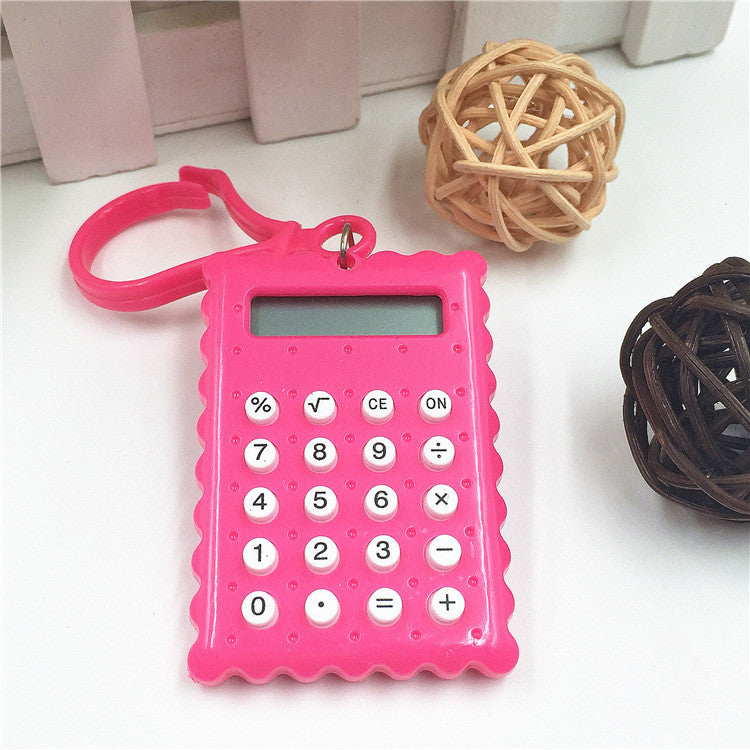 Biscuit Keychain Mini Calculator For Student Exam