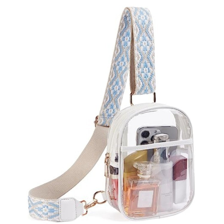 Women's Fashion Simple Hoof Flower Transparent Shoulder Bag