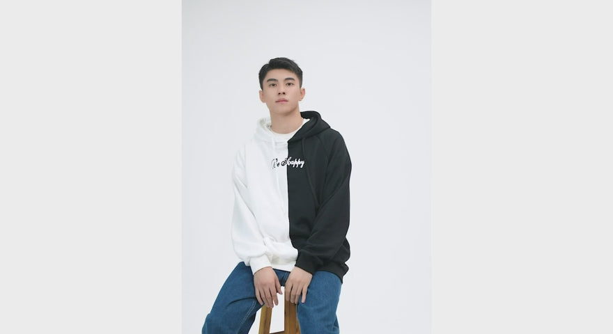 XIAOYAO Mens Hoodie Techwear Hip Hop Top Blouse Tracksuits Patchwork Long Sleeve Pullover Hooded Autumn Winter