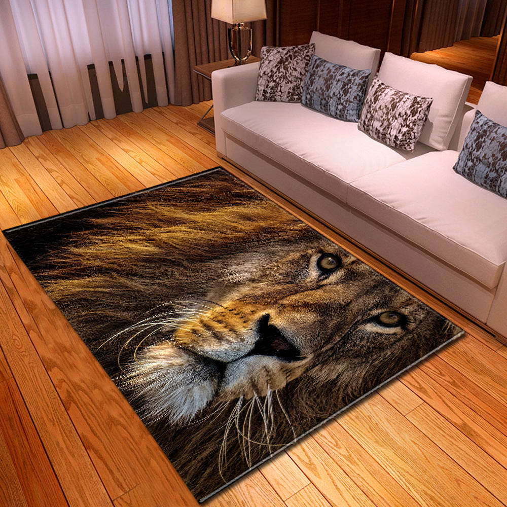 Home Decor Animal Deer Large Carpet Non-slip Mat